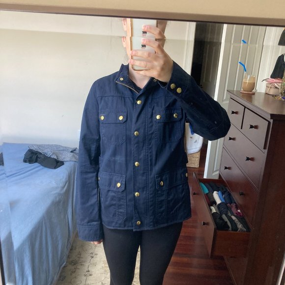 J. CREW Relaxed Boyfriend Field Jacket - Picture 2 of 4
